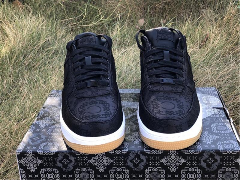 PK GOD CLOT x fragment x Nike Air Force 1 PRM BLACK retail materials ready to ship